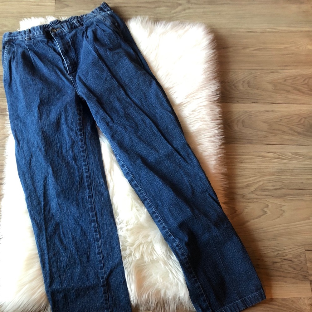 TravelSmith Jeans with elastics waist band Sz 34W - Picture 2 of 6